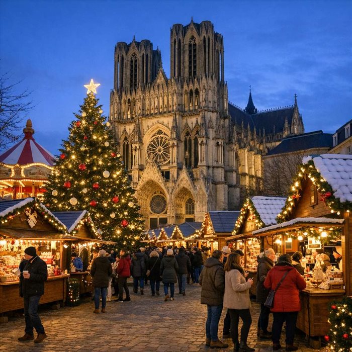 Marché de Noël de Reims : guide pratique pour une visite magique