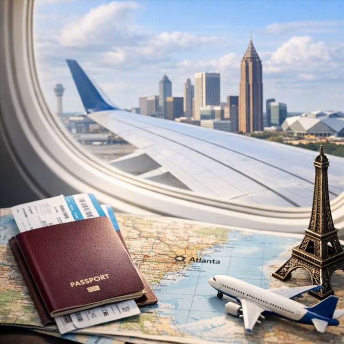 Temps de vol Paris Atlanta : durée moyenne et astuces